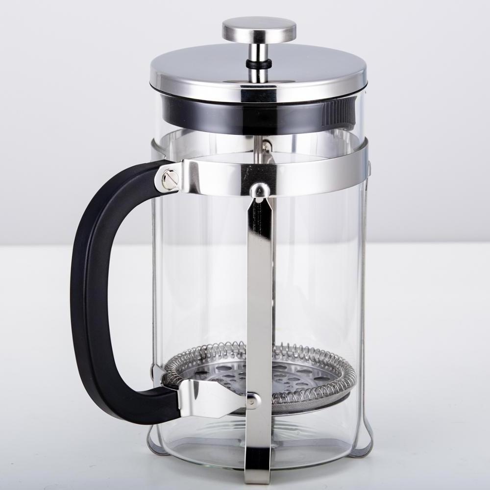 Hot Sale 1L Glass Stainless Steel French Coffee Press/Tea Maker/ Coffee Plunger