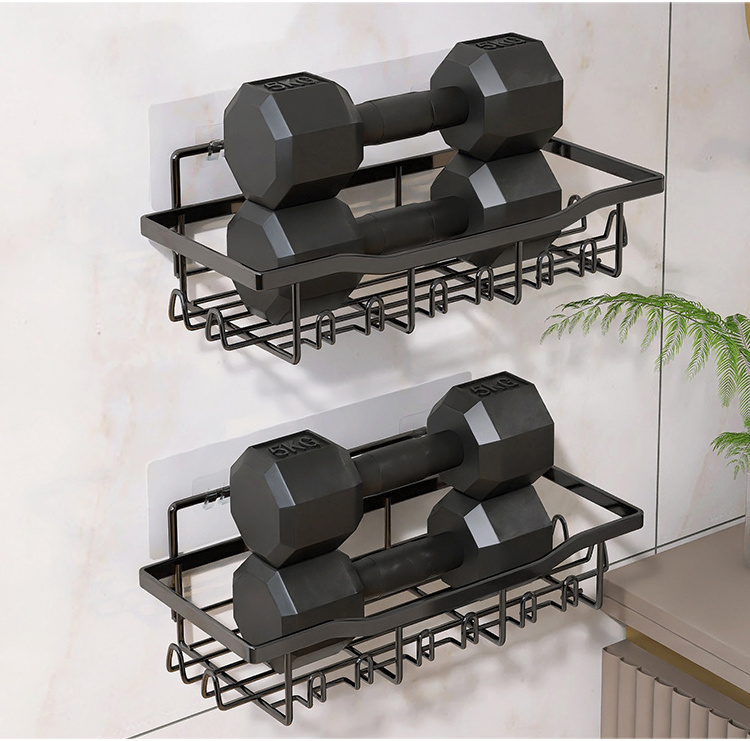 Bathroom 5 Pack Metal Organizer Wall Mounted Self Adhesive Corner Racks Shower Caddy Storage Basket