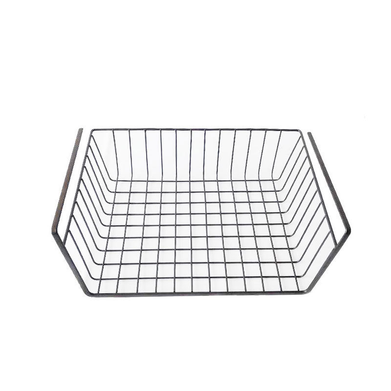 Household Kitchen Pantry Storage Under Shelf Wire Metal Basket