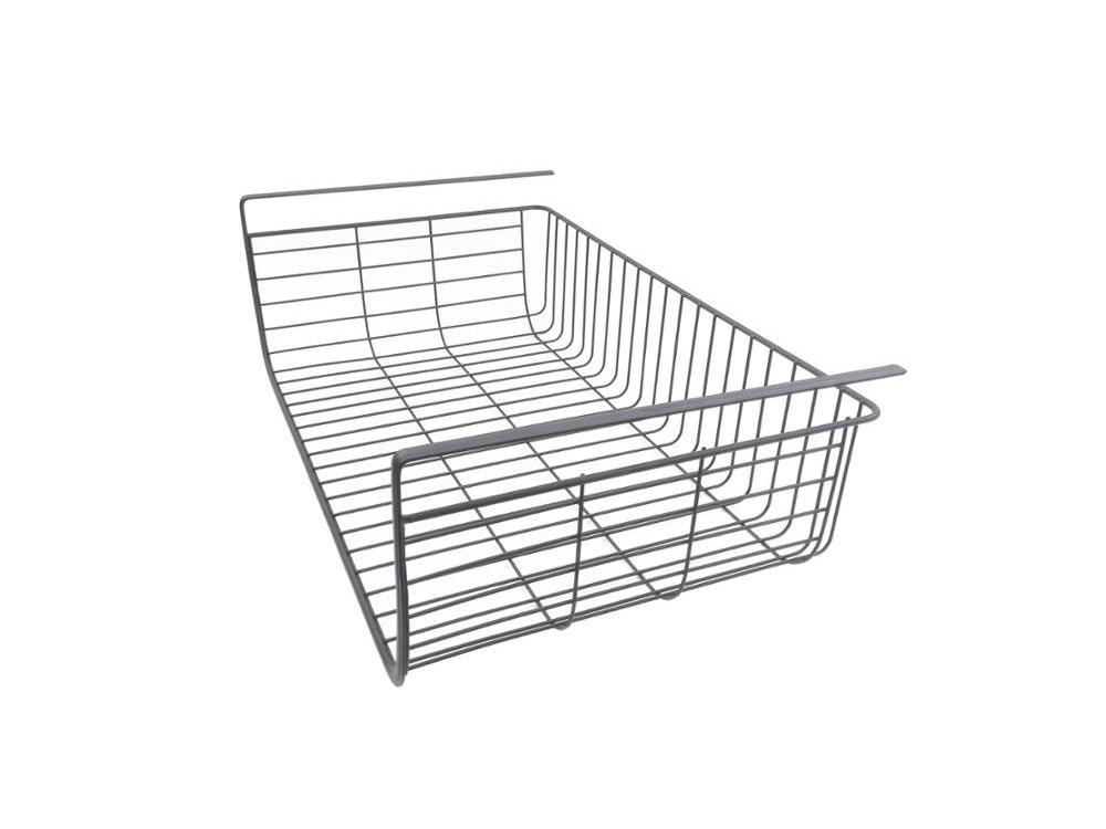 Household Kitchen Pantry Storage Under Shelf Wire Metal Basket