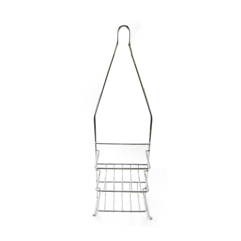 Metal Hanging Shampoo Storage Bathroom Shelf 3 Tier Shower Caddy Basket