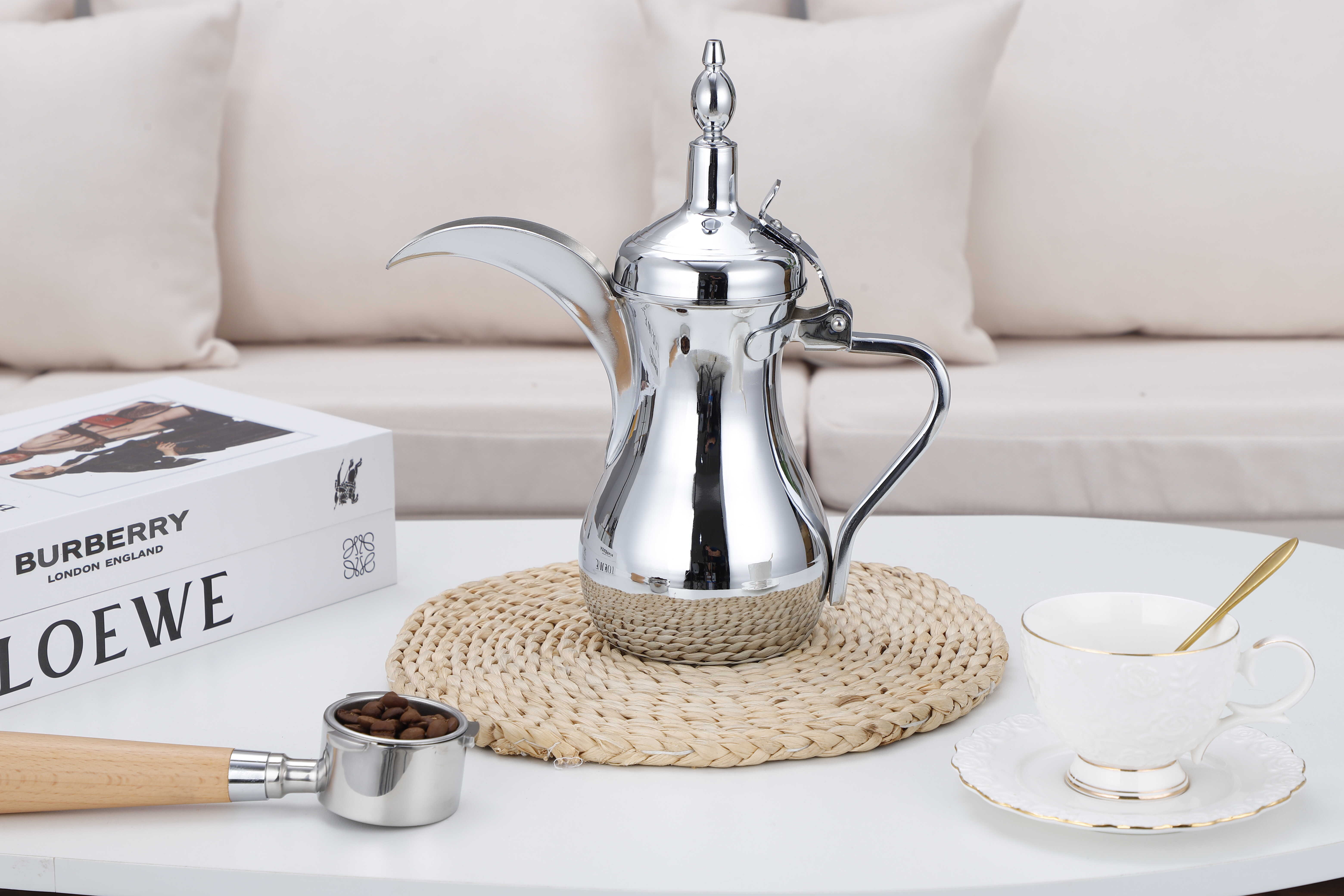 Middle East Arabic coffee pot dallah turksin pot Arabic Tea Coffee Pot Arabic Dallah Handmade