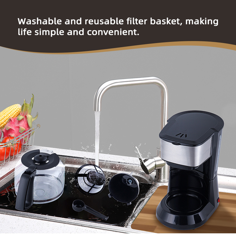 Home Use Smart Coffee Maker Semi Automatic Drip Coffee Maker Cafetera Coffee Machine