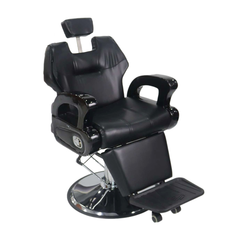 Modern Advanced Hot Popular Luxury Hydraulic Comfortable Black Second Hand Barber Chair Luxury Barber Chair For Sale Home