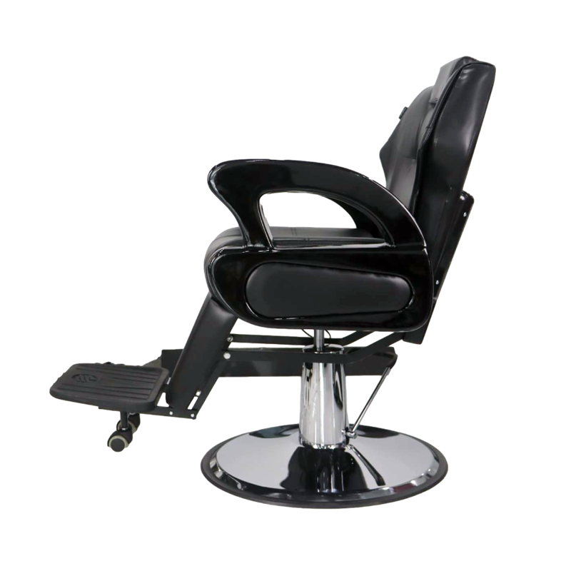 Modern Advanced Hot Popular Luxury Hydraulic Comfortable Black Second Hand Barber Chair Luxury Barber Chair For Sale Home