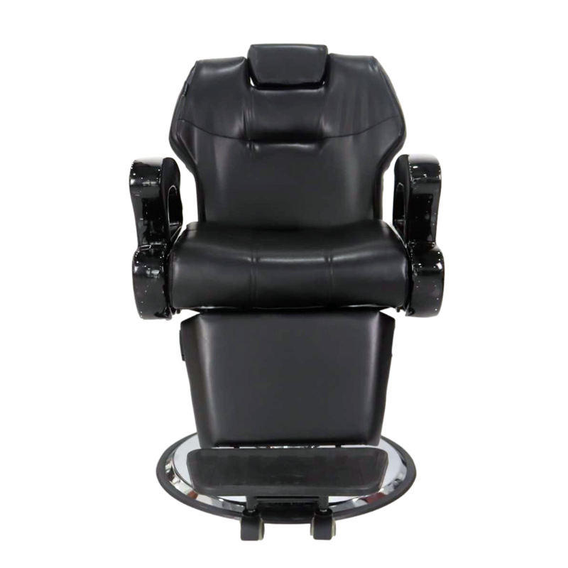 Modern Advanced Hot Popular Luxury Hydraulic Comfortable Black Second Hand Barber Chair Luxury Barber Chair For Sale Home