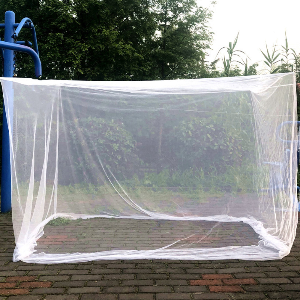 Full Cover King size Hanging large Rectangular Polyester indoor outdoor Bedroom Anti Mosquito net