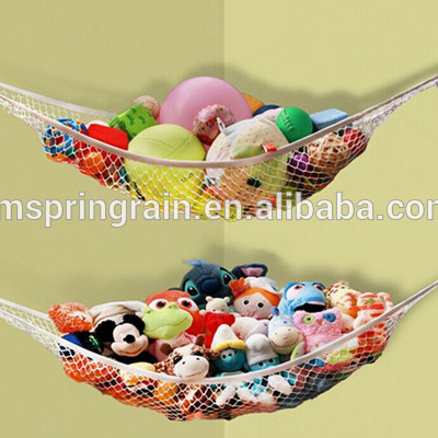 High quality hanging Hammock Net Organizer Stuffed Animals