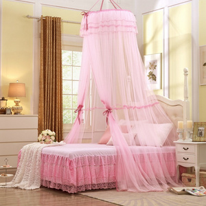 Wholesale 2020 New Design Dome Folding Fashion housewifery Curtain Lace Princess Canopy Hanging Mosquito Net