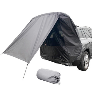 Custom Size Outdoor Self Driving Tour Canopy Waterproof Cover Sun Shade Anti Bites Car Rear Awning Tent