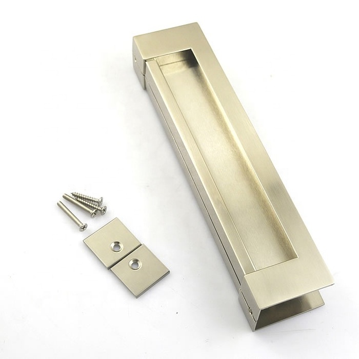 304 stainless steel sliding pocket privacy door lock  for wooden doors