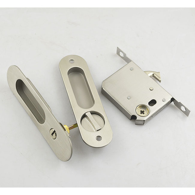 Wooden Door hardware all stainless steel sliding closet door locks