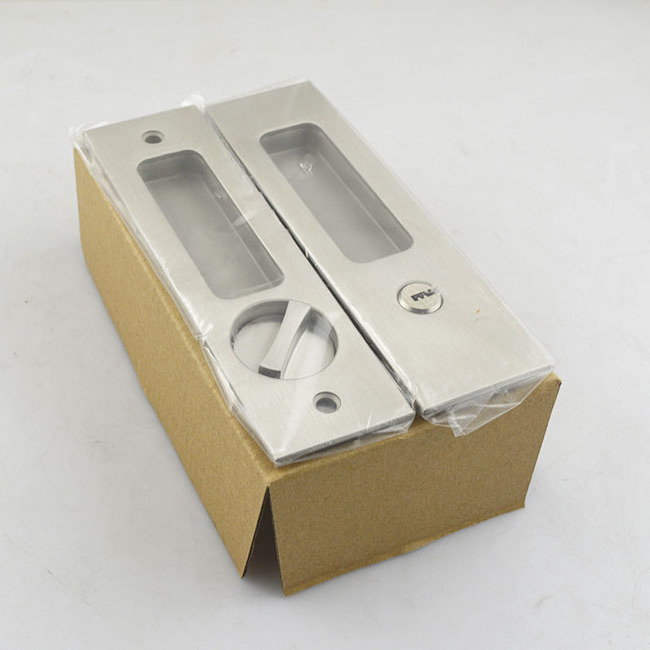 Wooden door hardware all stainless steel sliding closet door locks