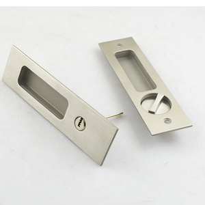 Wooden door hardware all stainless steel sliding closet door locks