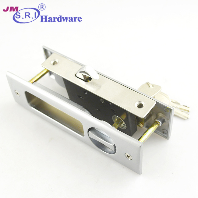 China supplier zinc alloy sliding door locks , hotel door lock , hidden door lock