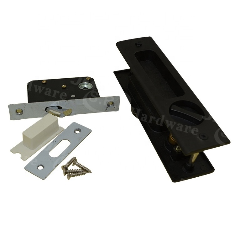 Popular rectangle shape hook lock for sliding door , sliding door key lock