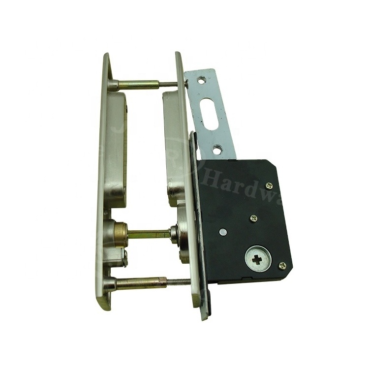 Popular rectangle shape hook lock for sliding door , sliding door key lock