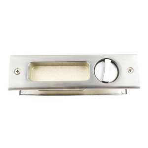 Hot sale rectangle zinc alloy sliding door lock , sliding door key lock , hidden door lock