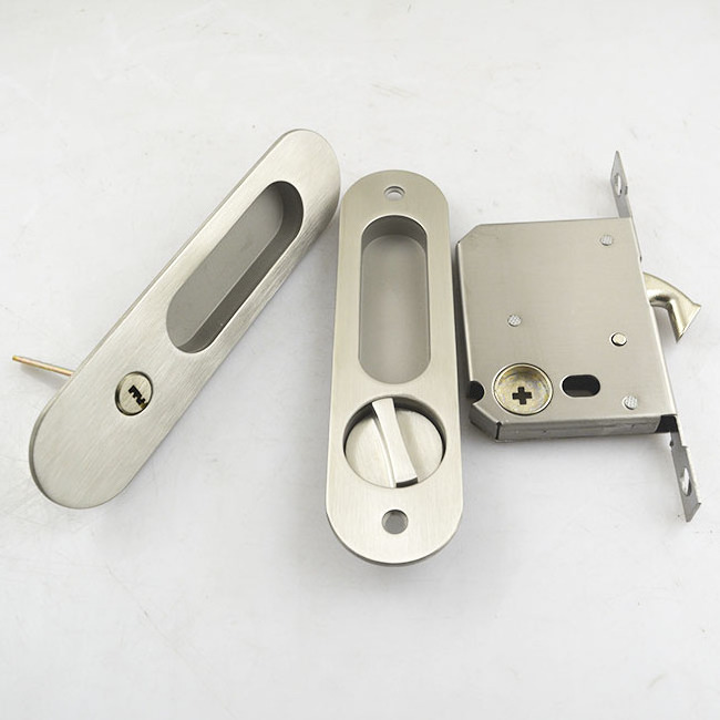 Stainless steel  304 door hardware  sliding closet door locks