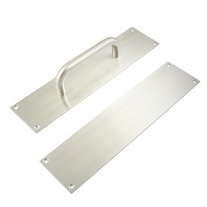 Set of Stainless Steel Door Handle Pull and Push Plate