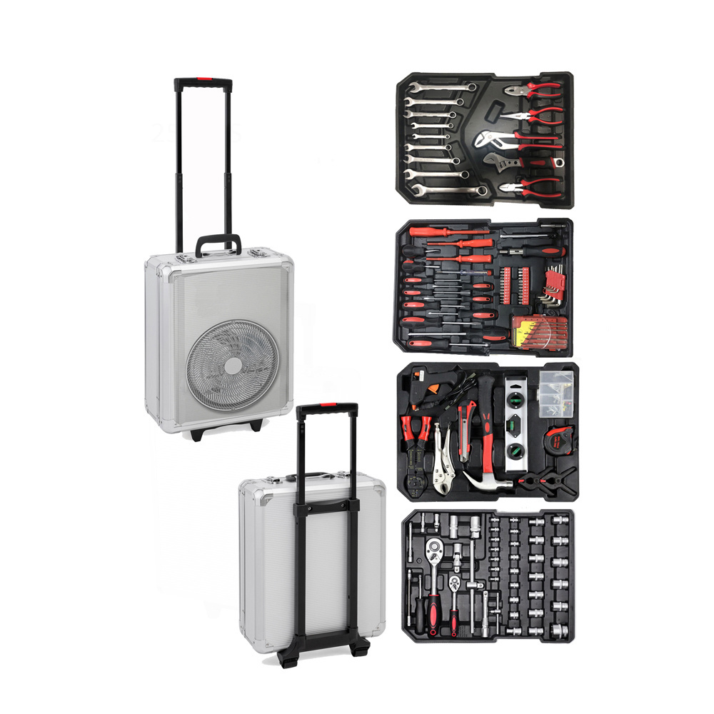 250 PCS High Quality Kit Tools Professional Tool Set With Aluminum Box Herramientas-genral