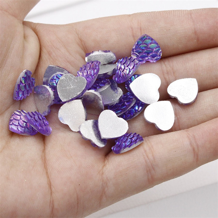 12mm heart shape resin stone glue on nail arts and nail flatback rhinestone glue on shoes as decoration hot selling