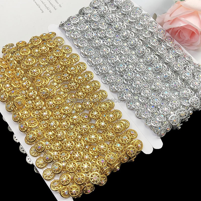 Diamond Homecoming Garter Crystal Beads Embroidery Rhinestone Lace Trimmings For Clothes And Jackets Deals In Wholesale