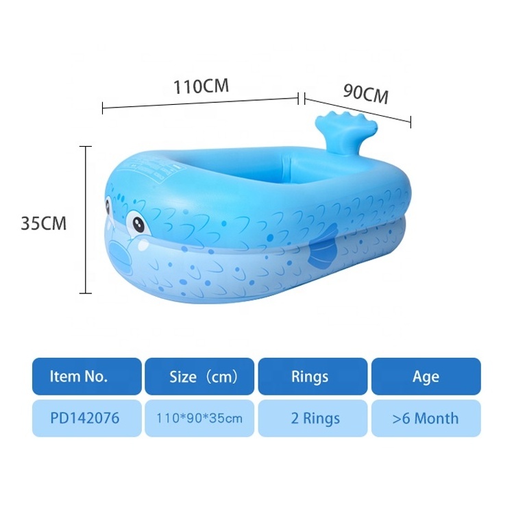 Sunshine Home Use Mini Inflatable Baby SPA Bath Pool Backyard Outdoor Puffer inflatable baby bath tub