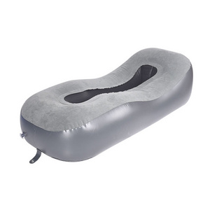 Custom Inflatable Bed Lounger Chair with Built-in Pump Water Proof& Anti-air Leaking Couch Outdoor Air Sofa Bed Nap Beach Modern