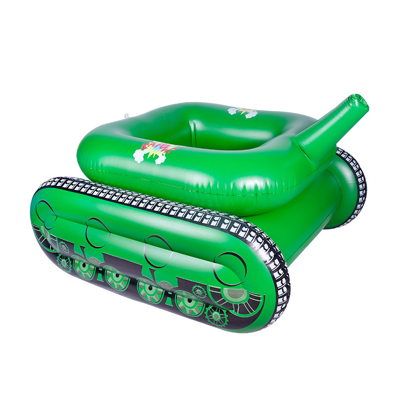 Custom Inflatable Tank for Adult Pool Float Tank with Water Gun Play Game for Multiplayer Water Large Toy Swimming Pool Floating