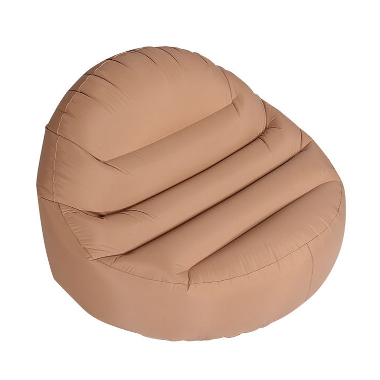 Wholesale Inflatable Large Big Bean Bag Living Room Sofas with built-in pump for Adults Round Single Lounge Sofa