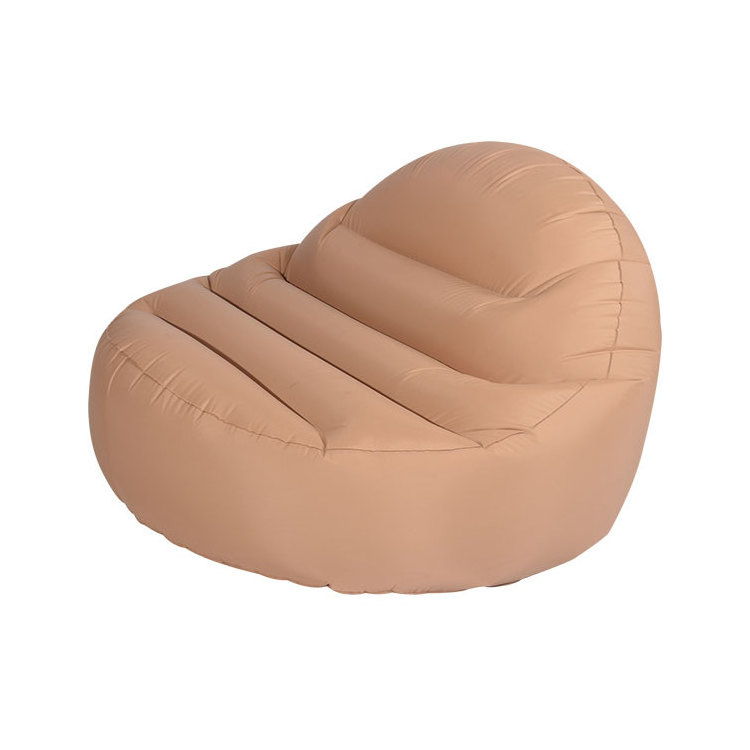 Wholesale Inflatable Large Big Bean Bag Living Room Sofas with built-in pump for Adults Round Single Lounge Sofa