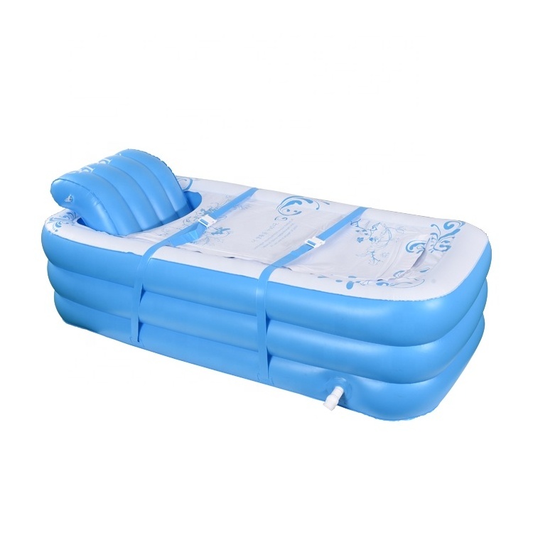 Sunshine portable inflatable bathtub adult folding bath tub spa sauna hot tub