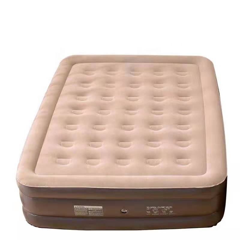 Sunshine Cum 3 Layer Queen Air Mattress Flocking 2 Person Inflatable Air Bed Mattress Camping Muebles Sofa Bed 3d Home Furniture