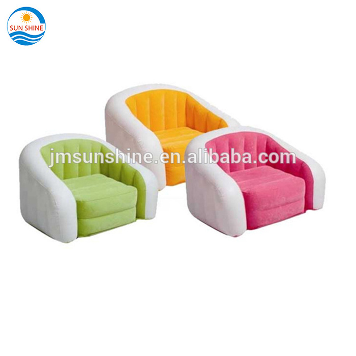 Custom Living Room Inflatable Furniture Air Sofa Chair Chaise Lounge Armchair Camping Sofa Plastic Chairs Foldable