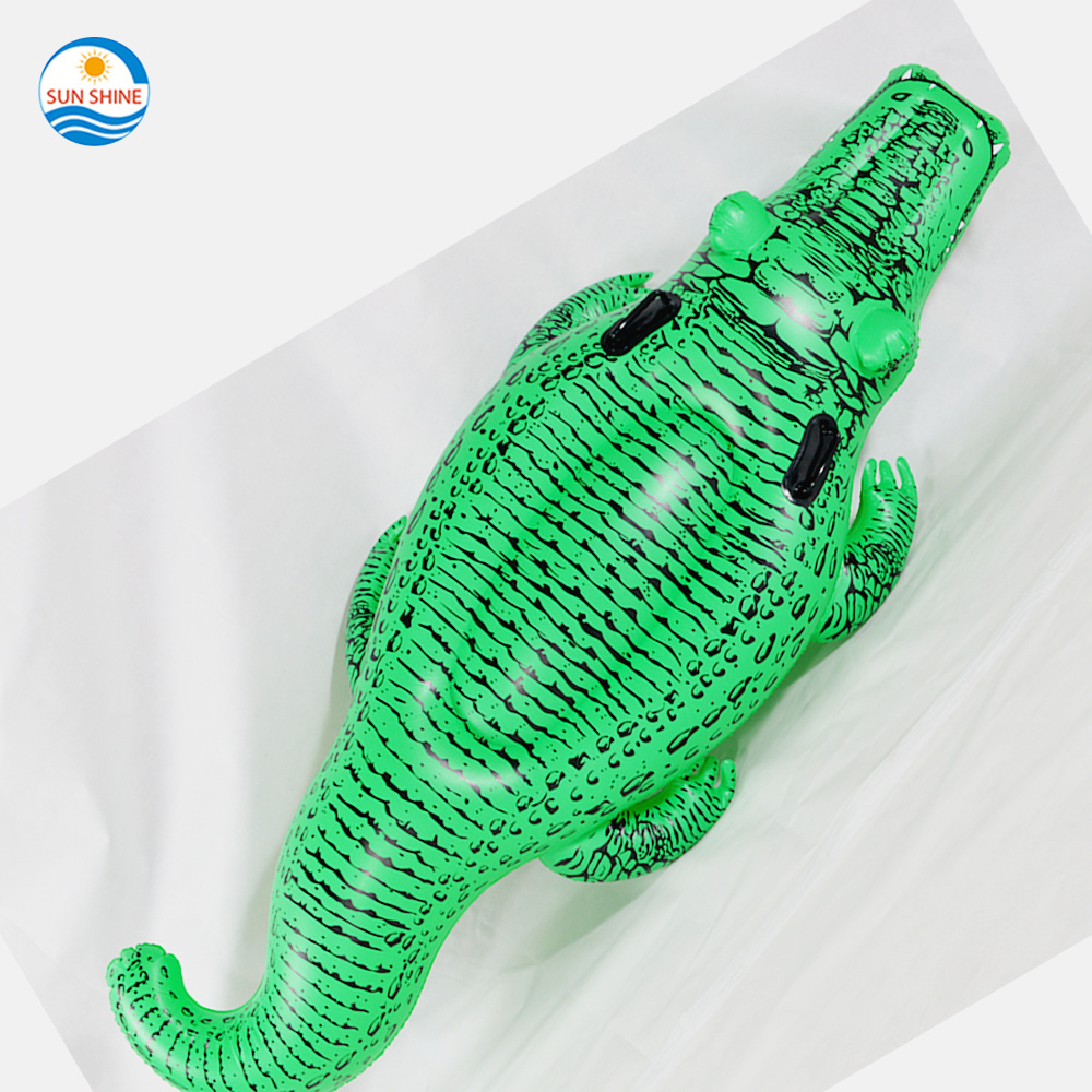 Sunshine Custom Large Inflatable Swimming Pool Crocodile Floatie PVC Crocodile pool float Adults Inflatable Pool Toy