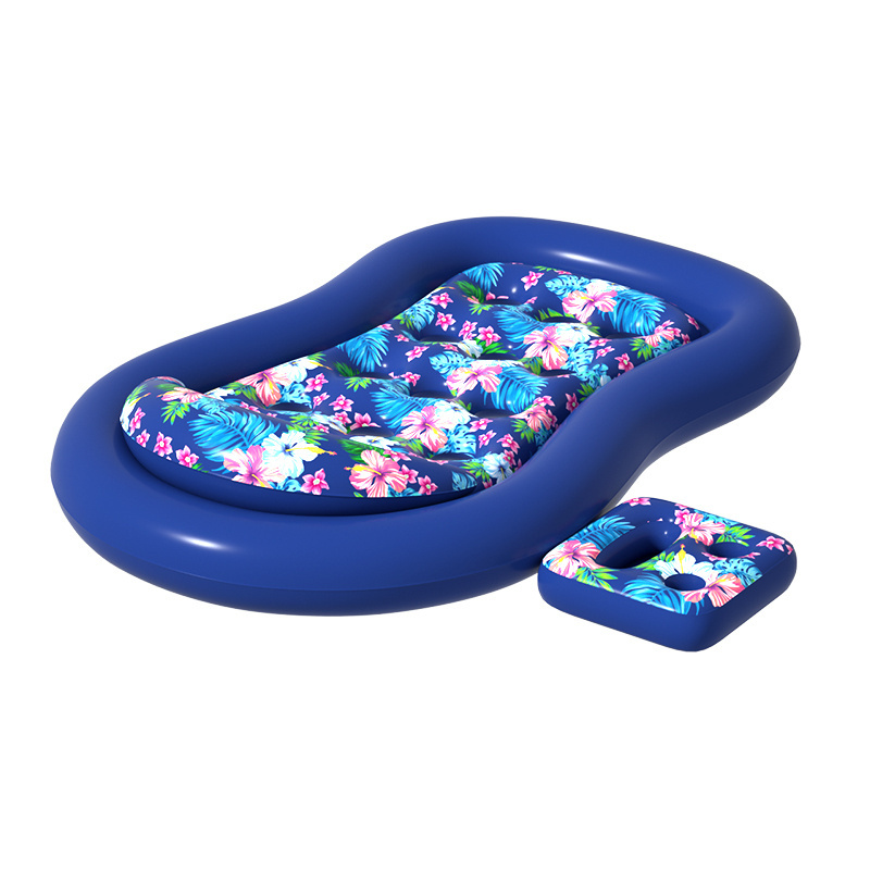 Custom Pool Floats Adult Size Tanning Pool Lounger Float Inflatable Skimboard Pool 4-in-1 Floats for Piscine Gonflable