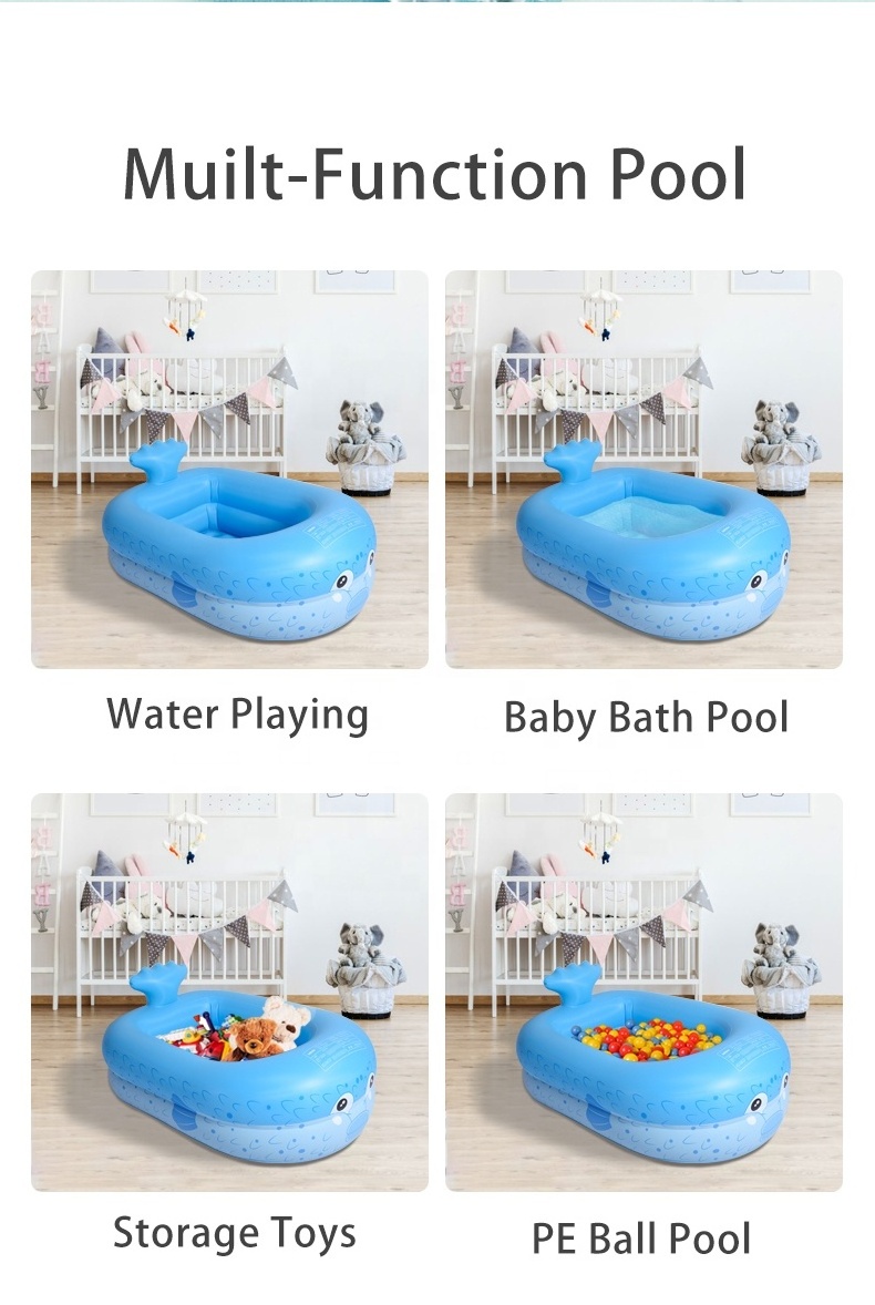 Sunshine Home Use Mini Inflatable Baby SPA Bath Pool Backyard Outdoor Puffer inflatable baby bath tub