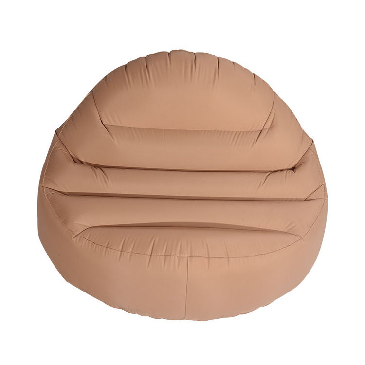 Wholesale Inflatable Large Big Bean Bag Living Room Sofas with built-in pump for Adults Round Single Lounge Sofa