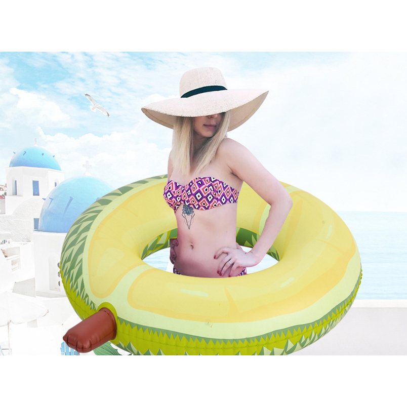 Sunshine ICTI Naughty Fruit watermelon kids pool floatie for Adult Inflatable Swim Ring Peach Pool Float