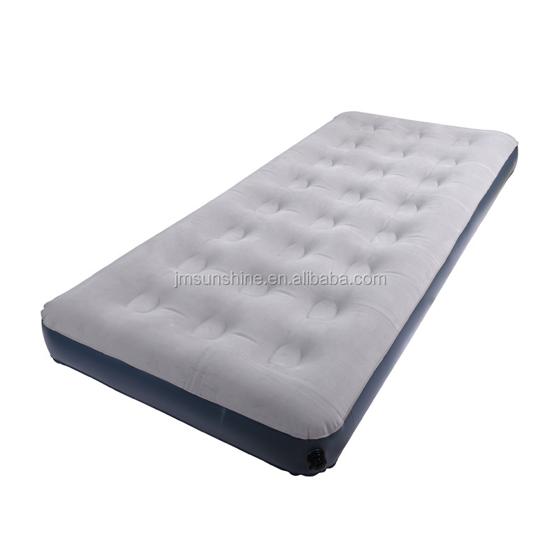 Sunshine Home Inflable 24 Coil Air Bed Floor Portable Single Air Bed Inflatable Camping Mattress Outdoor Air Mattress