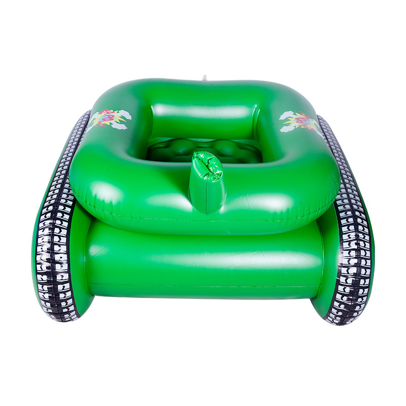 Custom Tank Pool Floats Adult Inflatable Tank Pool Float With Water Cannon Tank Pool Lounger Floating