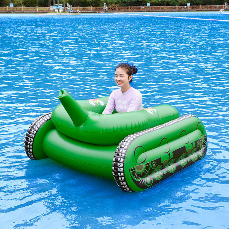 Custom Inflatable Tank for Adult Pool Float Tank with Water Gun Play Game for Multiplayer Water Large Toy Swimming Pool Floating