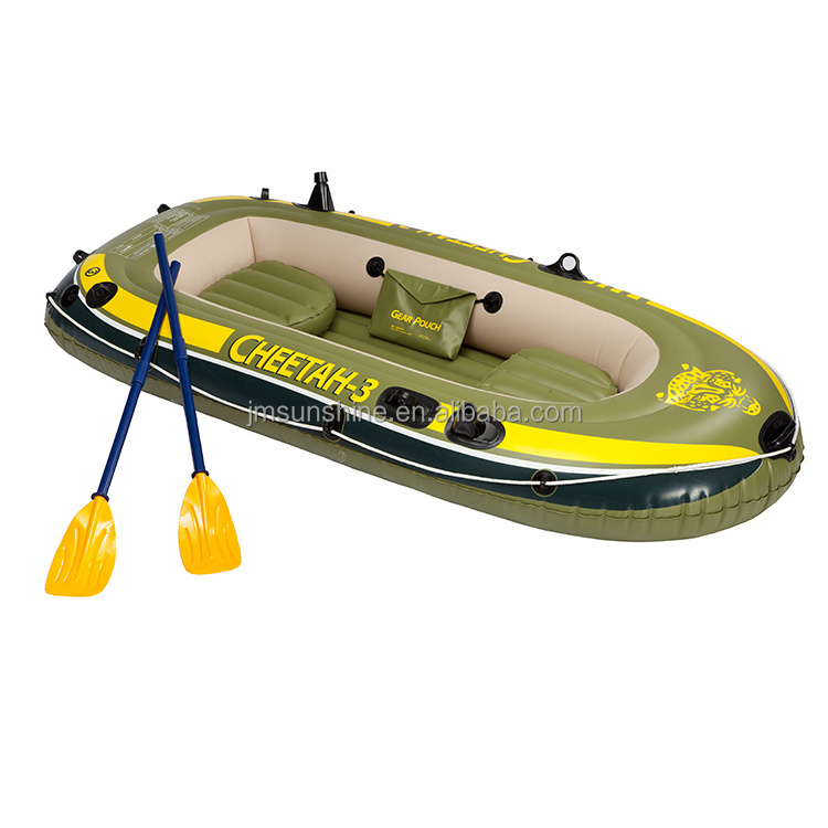 Sunshine 2 & 4-Person PVC Inflatable Fishing Boat Set with Oars Water Sport Rescue Boat for Sale Buy Direct from Manufacturer