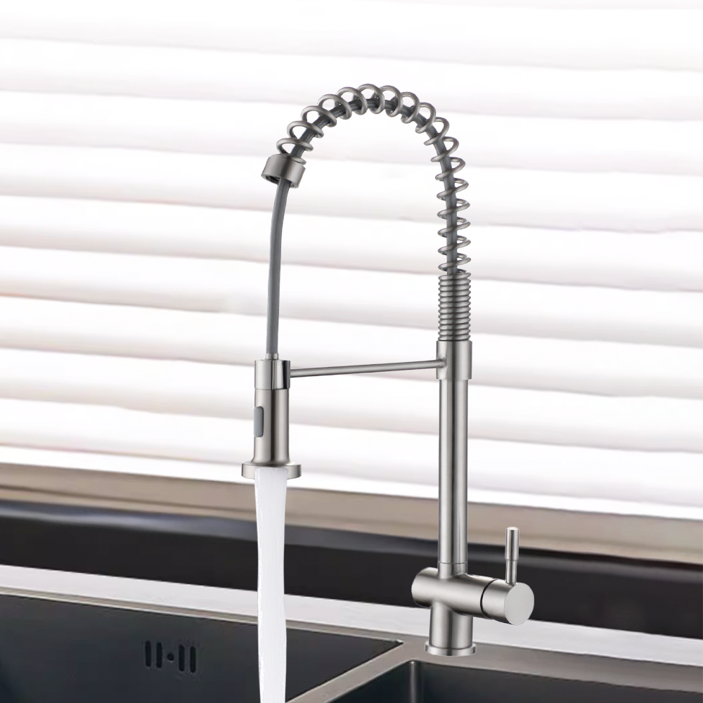 Factory Supply Custom Stainless Steel American Standard Faucets Mixer Chrome Pull Down Watermark Kitchen Sink Faucet