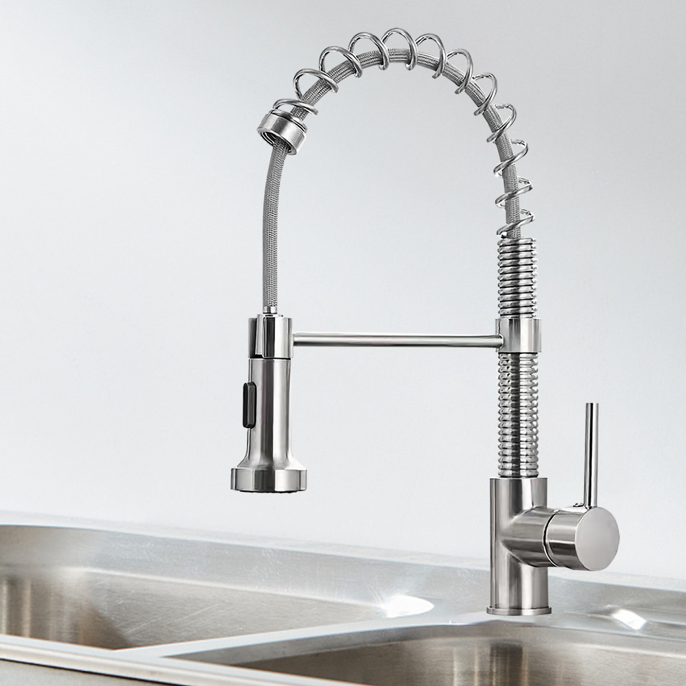 Factory Direct Sale Personalized European Style Pull Down Stainless Steel Luxury Taps And Faucet Kitchen Sink Faucets