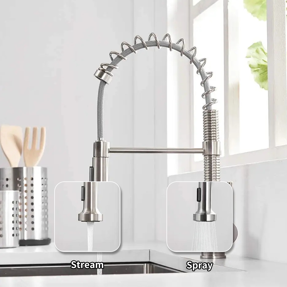 Factory Direct Sale Personalized European Style Pull Down Stainless Steel Luxury Taps And Faucet Kitchen Sink Faucets