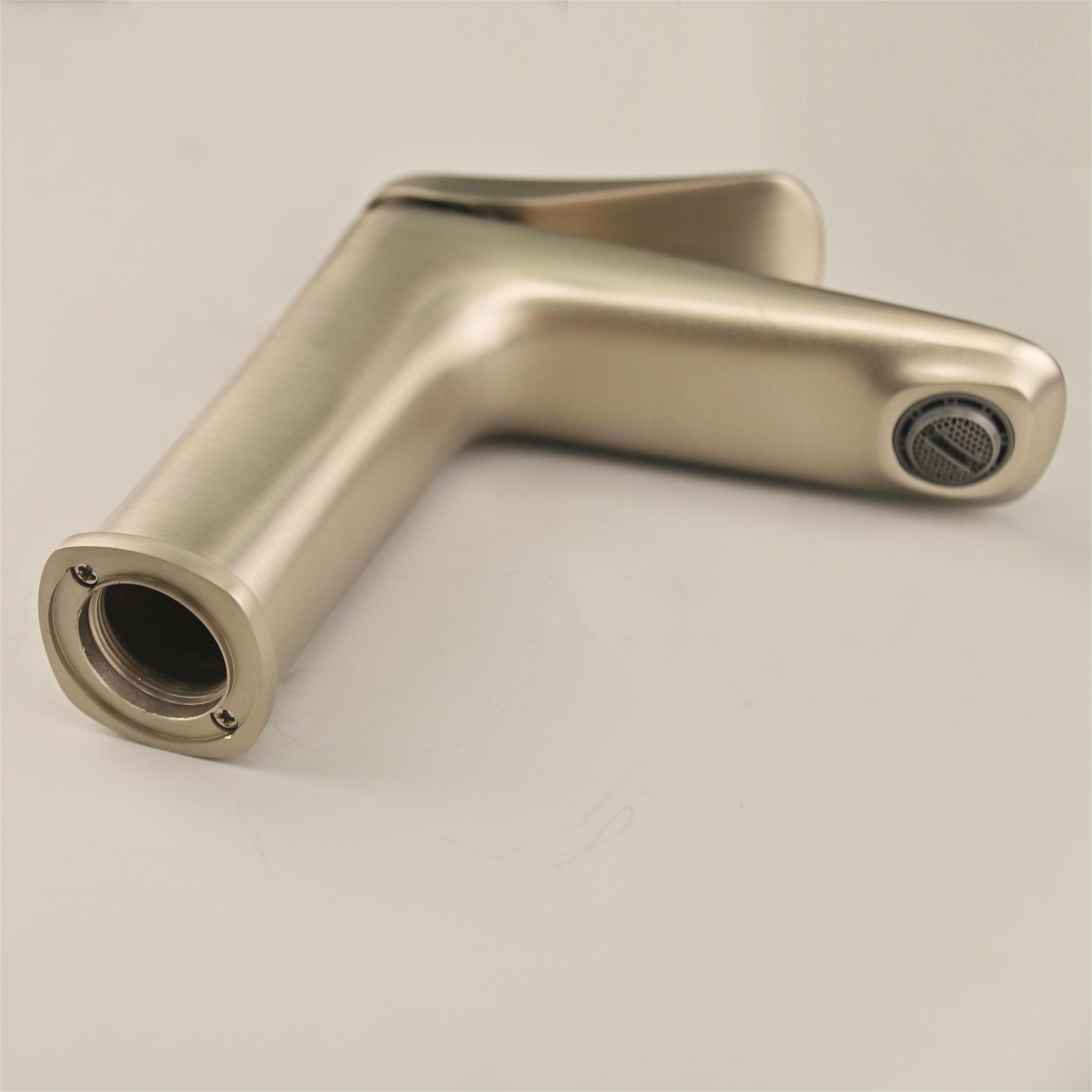 Factory OEM Accept Brushed Nickel Golden Hand Basin Taps Bath Mixer Taps Modern Bathroom Faucets