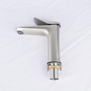 Factory OEM Accept Brushed Nickel Golden Hand Basin Taps Bath Mixer Taps Modern Bathroom Faucets