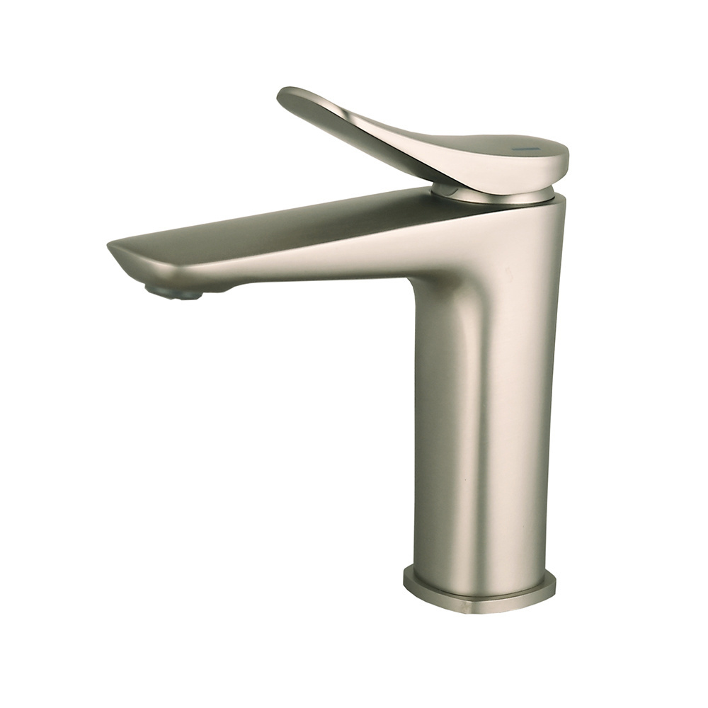 Factory OEM Accept Brushed Nickel Golden Hand Basin Taps Bath Mixer Taps Modern Bathroom Faucets